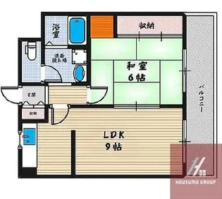 ユーハイツコーシン【2階】の間取り
