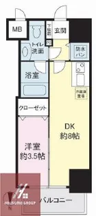 イグレック南本町【14階】の間取り