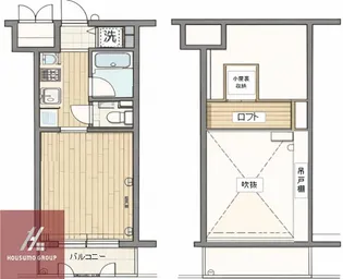 エステムコート大阪城前・OBPリバーフロント【4階】の間取り