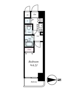 サムティ心斎橋EAST【9階】の間取り
