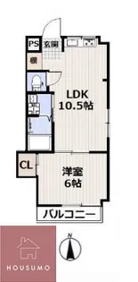 Mハイツ【4階】の間取り