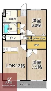 ヴェルデュール・カー【10階】の間取り