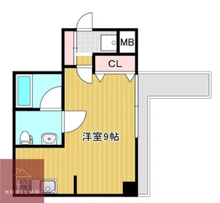 ベリーウェル都島【405号室】の間取り