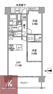 ディモア城東シティ【10階】の間取り