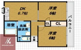 パークヴィラマツバ【3階】の間取り