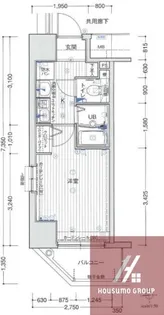 エスリード上本町北【2階】の間取り