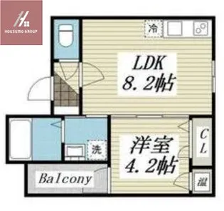 Rパレス矢田【2階】の間取り