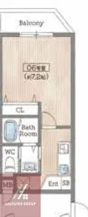 AILE放出【206号室】の間取り