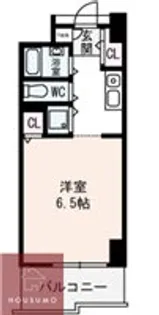 エトワール北梅田【0512号室】の間取り