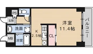 アルデール帝塚山【3階】の間取り