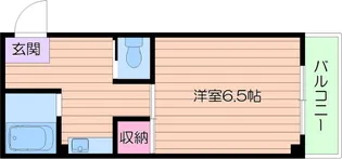 エルベ美章園【3階】の間取り