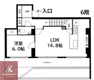 グランディT梅田【601号室】の間取り