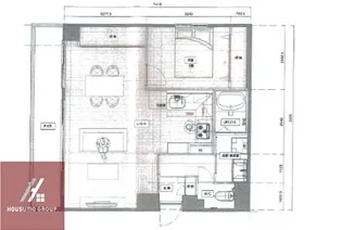 シティーズアーク天満橋【301号室】の間取り