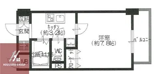 ディベールメゾン【4階】の間取り