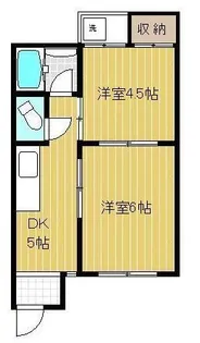 グリーンハイム公園南矢田【2階】の間取り