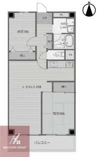 高倉グリーンマンション【304号室】の間取り