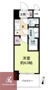 エスリードレジデンス梅田グランゲート【8階】の間取り