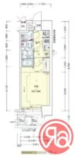 プレサンス堺筋本町センティス【2階】の間取り