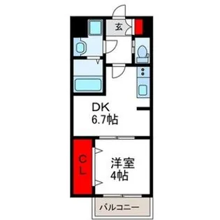 Cherry Blossom 五条通【6階】の間取り