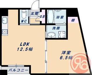 b.DOUGASHIBA【4階】の間取り
