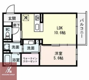 アドラ【0302号室】の間取り