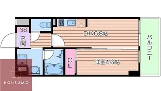 アドラブールKIKI【602号室】の間取り