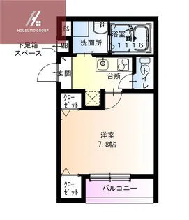 フジパレス今川公園東Ⅲ番館【204号室】の間取り
