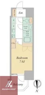 セレニテ東梅田アリエ【7階】の間取り