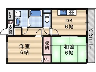 Fides ROSA【6階】の間取り