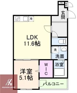 (仮称)フジパレス今津中五丁目A棟【2階】の間取り