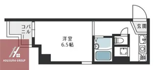 グランディ梅田北【6階】の間取り