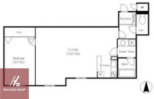 堂島レジデンス【11階】の間取り