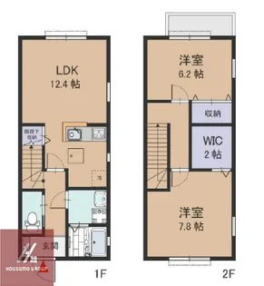 エルメゾン ボヌールの間取り
