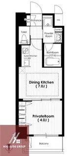SK大阪天満宮プライマリーワン【302号室】の間取り