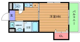 プレサンスフジ【2階】の間取り
