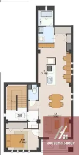 アストロ上本町【2階】の間取り