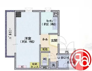 伊藤谷町ビル【7階】の間取り