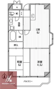 日宝ライフ放出西【3階】の間取り