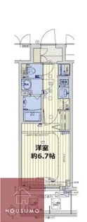 スワンズシティ大阪城コスタ【6階】の間取り