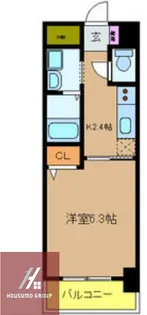 パウゼ大手前【1106号室】の間取り