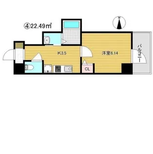 ★グランパシフィック玉出【8階】の間取り