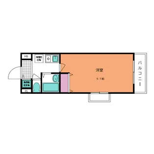 ファミールグランデサウス館【201号室】の間取り