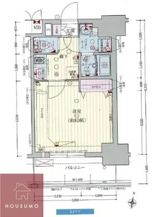 プレサンス梅田【14階】の間取り