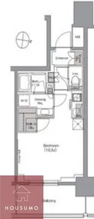 ザ・パークハビオ堂島【3階】の間取り
