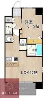 プレジオ内代【1106号室】の間取り