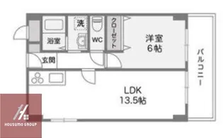 泰平第1ビル【701号室】の間取り