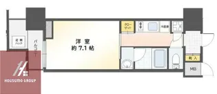 エイペックス梅田東Ⅱ【806号室】の間取り