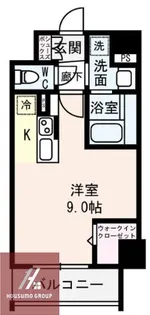 ラルーチェ北梅田【0203号室】の間取り