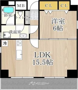 アプリコ【4階】の間取り