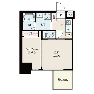 セレニテ本町リアン【10階】の間取り